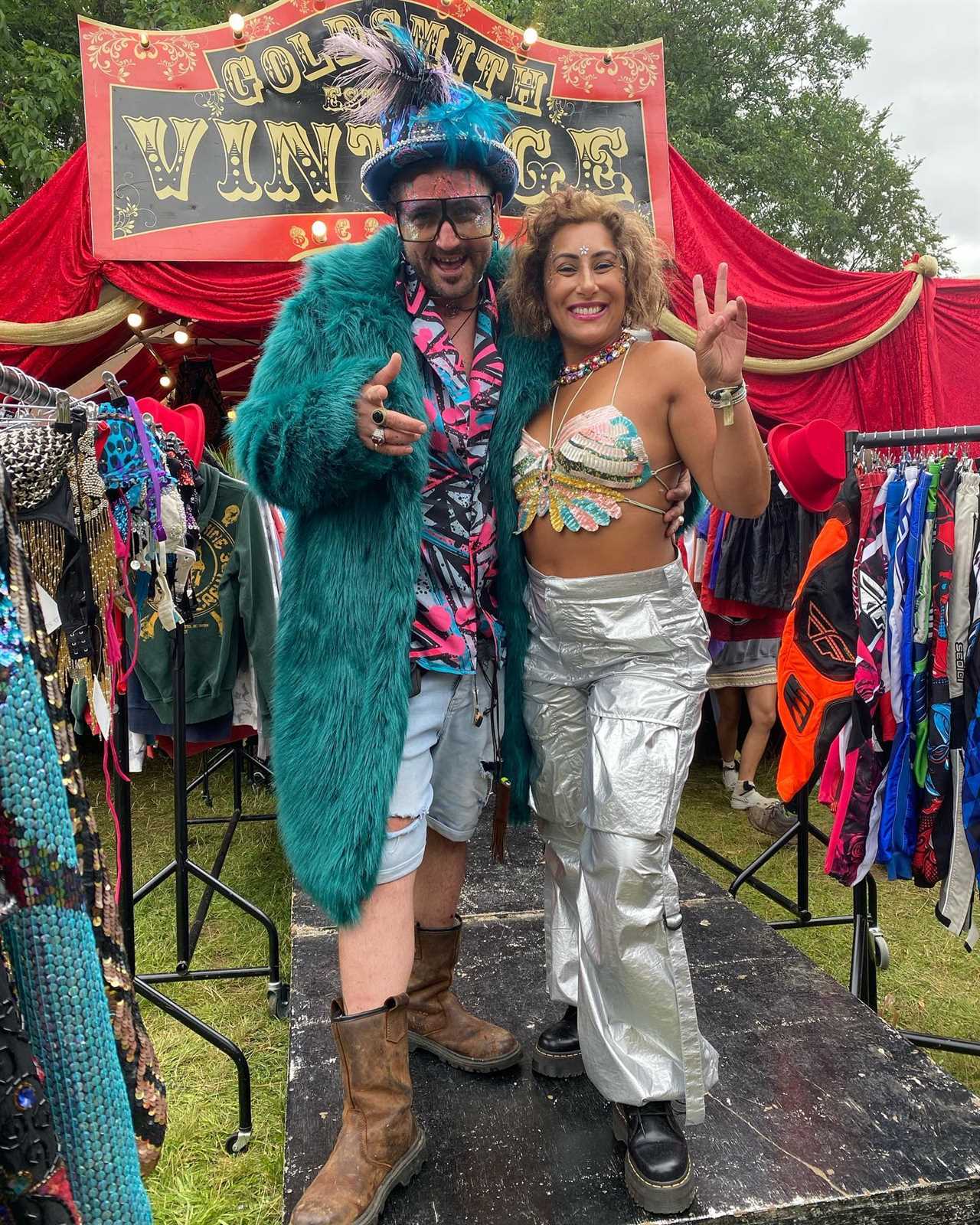 Loose Women’s Saira Khan hits back at cruel troll as she shakes her bum in tiny bodysuit at festival