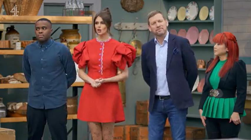 Bake Off: The Professionals fans beg ‘bring back Stacey Solomon!’ as they rip into host Ellie Taylor’s outfit