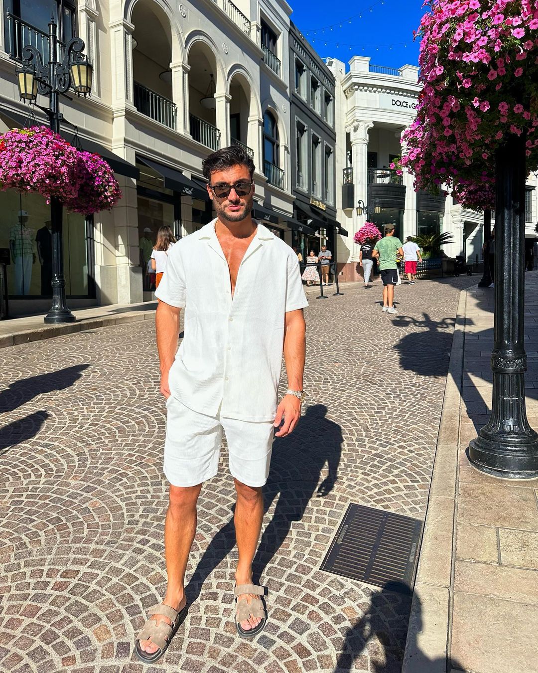 Inside Davide Sanclimenti’s amazing LA trip from designer shopping and shirtless workouts to Oscar statues