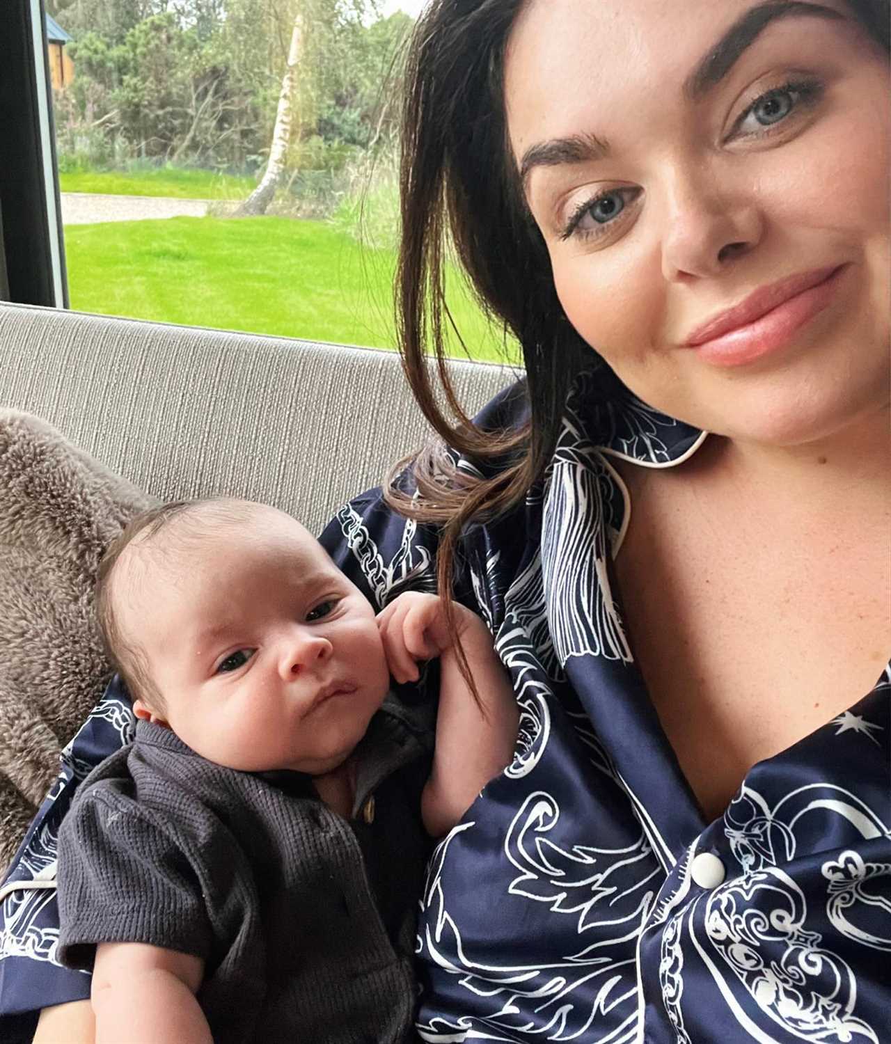 Inside Scarlett Moffatt’s £300 a night staycation with newborn son at stunning lodge with sauna and hot tub