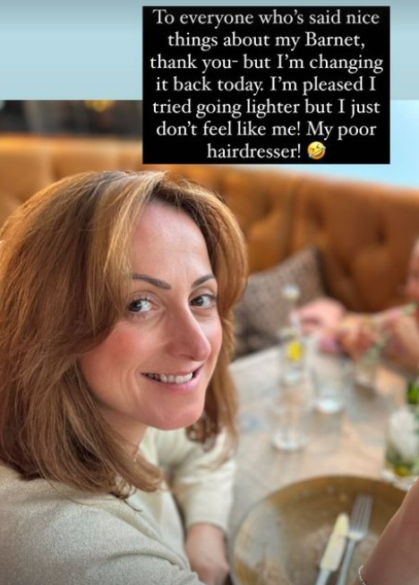 EastEnders star Natalie Cassidy reveals new lighter hair transformation – and admits she’s not happy with it