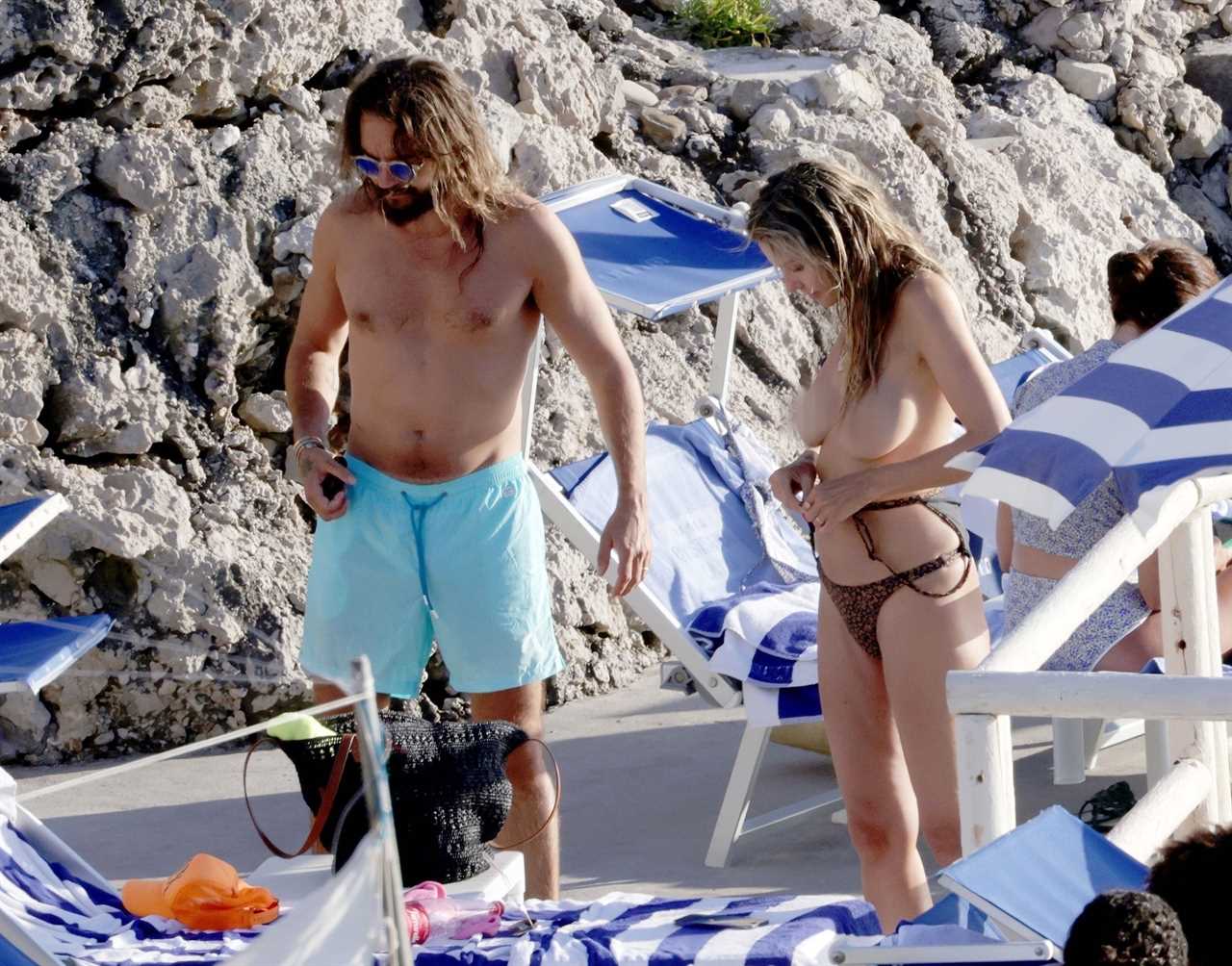 AGT’s Heidi Klum goes topless as husband Tom Kaulitz grabs her butt in NSFW unedited photos on steamy Italian getaway