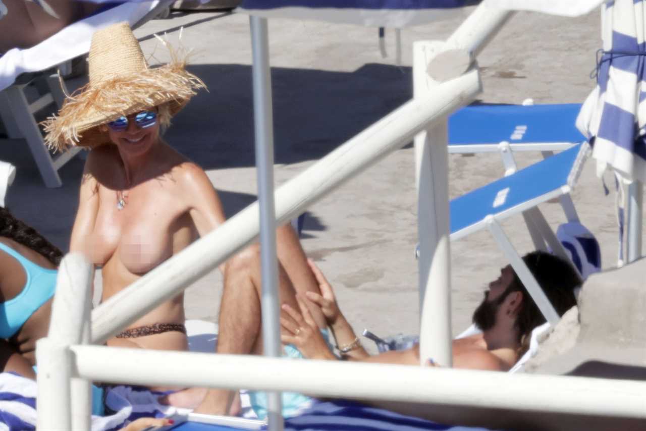 AGT’s Heidi Klum goes topless as husband Tom Kaulitz grabs her butt in NSFW unedited photos on steamy Italian getaway