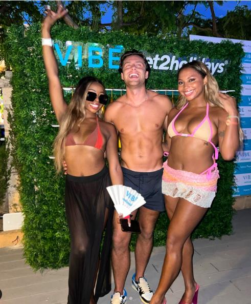 Love Island star sparks feud with Scott as he cuddles up to Catherine on holiday