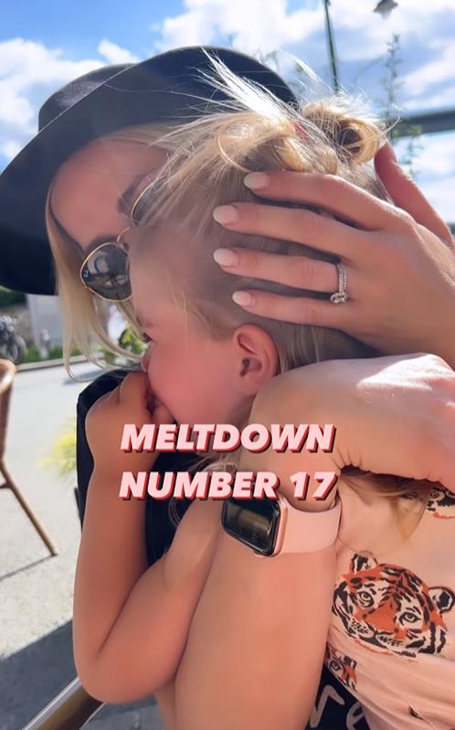 Kate Lawler cruelly mum shamed as she shares videos of ‘over tired’ daughter Noa crying on holiday