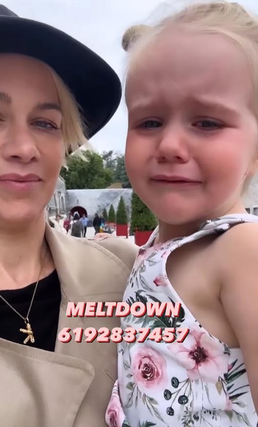 Kate Lawler cruelly mum shamed as she shares videos of ‘over tired’ daughter Noa crying on holiday