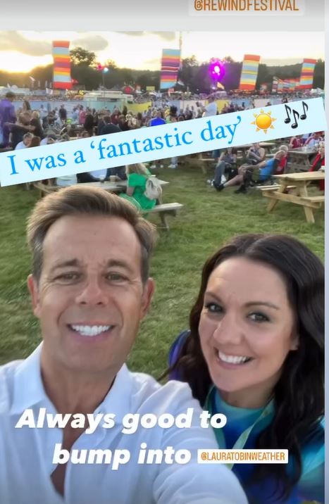 GMB’s Laura Tobin shows off incredible figure in skintight dress as she parties at festival