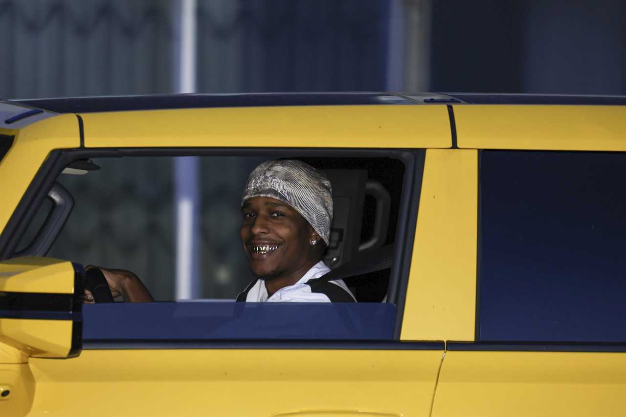 Rihanna’s baby daddy A$AP Rocky spotted flashing massive grin in first outing since singer ‘secretly’ gave birth to son