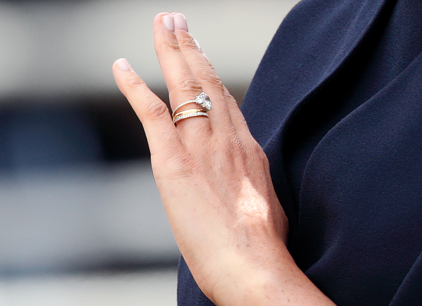 Why Meghan Markle isn’t wearing her engagement ring – after having it redesigned to add MORE diamonds