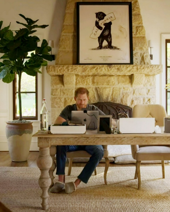 Inside Prince Harry’s lavish home office with ‘thrones’, dog beds & a sweet photo of Archie