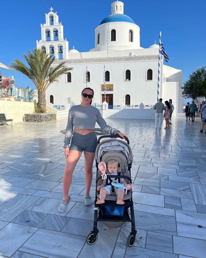 Charlotte Crosby's Luxury Family Holiday in Greece