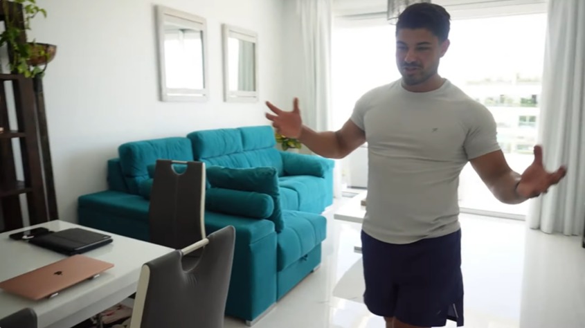 Love Island Star Anton Danyluk Shows Off New Luxury Apartment as He Returns Home from Dubai