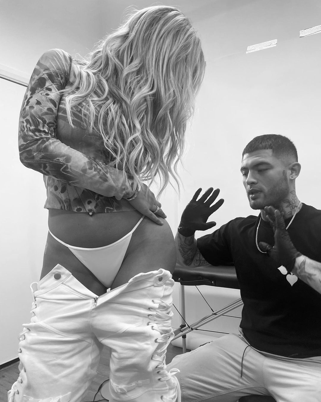 Megan Barton-Hanson Teases New Bum Tattoo in Playful Underwear Snap