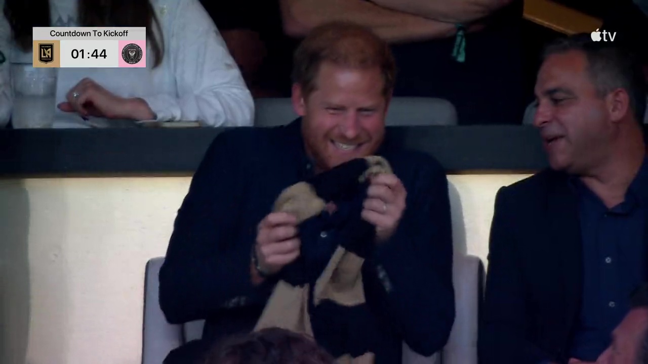 Prince Harry Joins Star-Studded Crowd to Watch Lionel Messi in Action