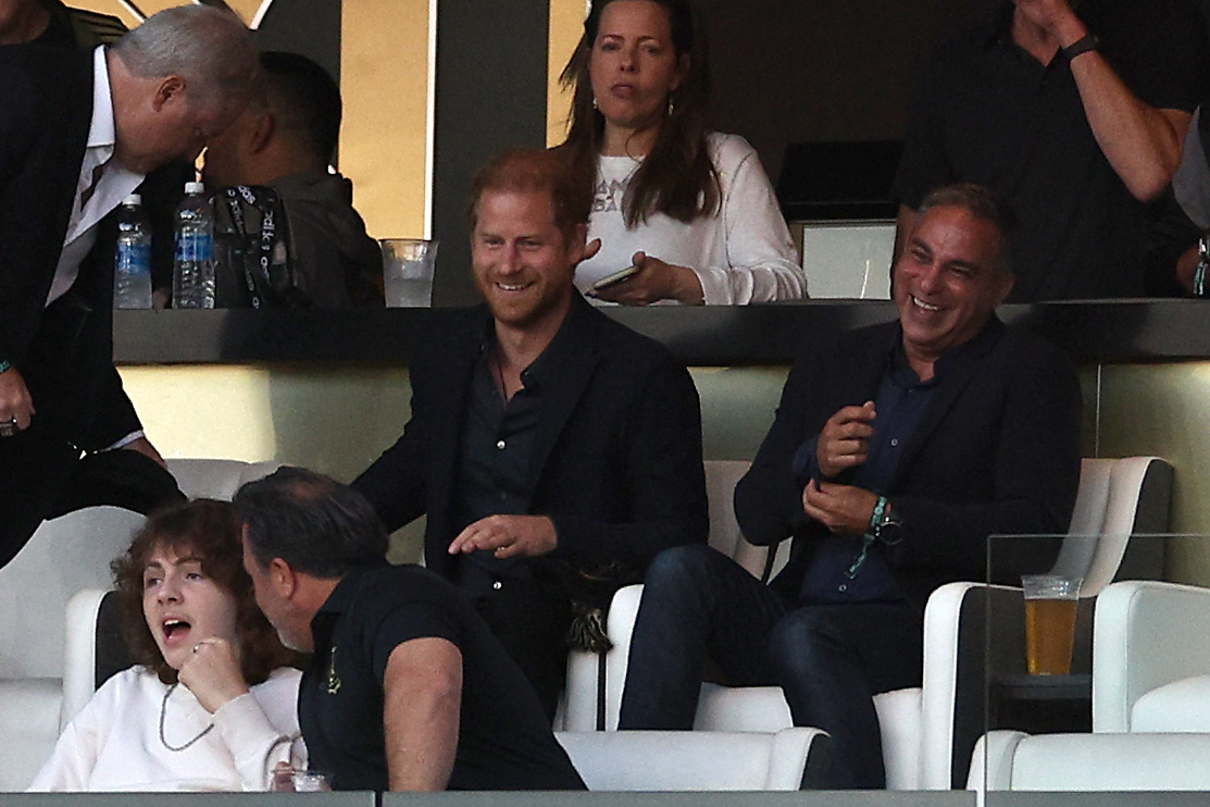 Prince Harry Joins Star-Studded Crowd to Watch Lionel Messi in Action