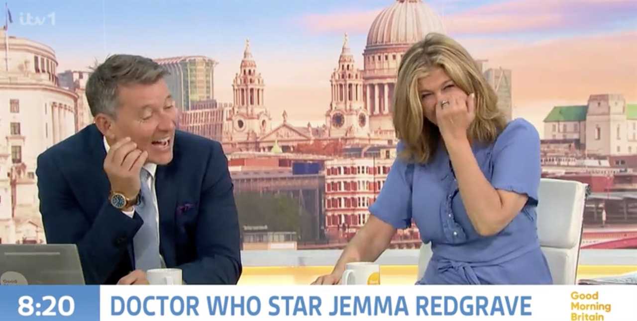 Good Morning Britain's Kate Garraway makes embarrassing on-air blunder, leaving Ben Shephard in stitches