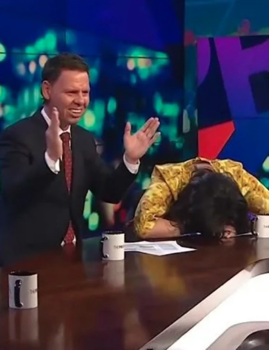 News Host Faceplants Desk After Rude Slip of the Tongue During Live Report