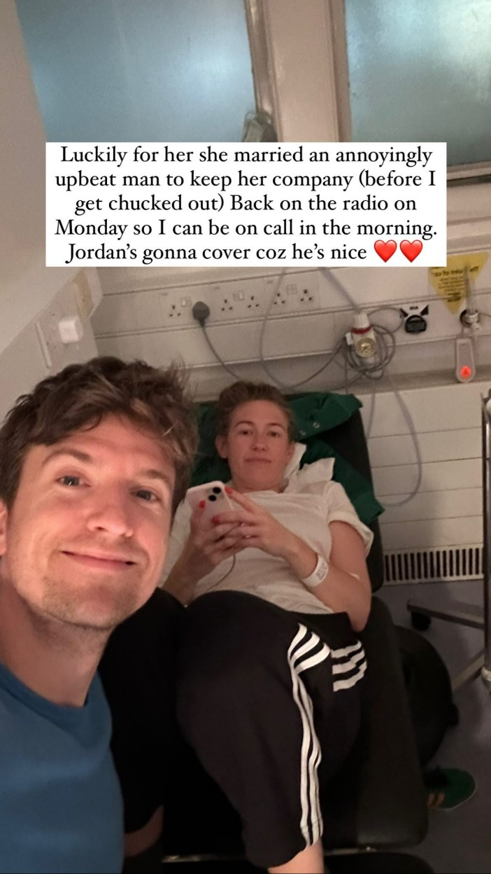 Radio 1 Star Greg James' Wife Bella Shares Hospital Update