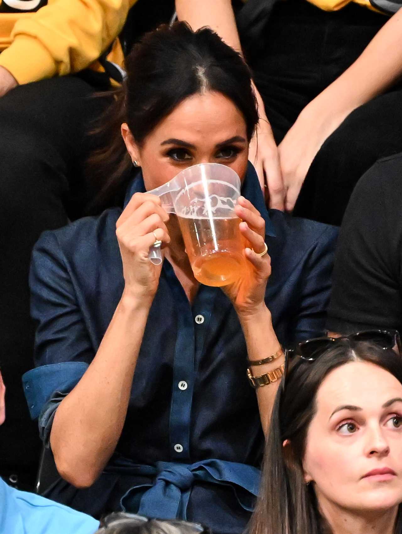 Prince Harry and Meghan Markle Enjoy Beer at Invictus Volleyball Final as They Celebrate Duke’s 39th Birthday