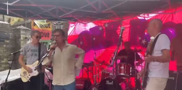 Good Morning Britain's Ed Balls and Robert Peston Form Band Centrist Dad