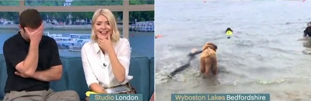 Presenter dragged into lake by dog during chaotic moment on This Morning