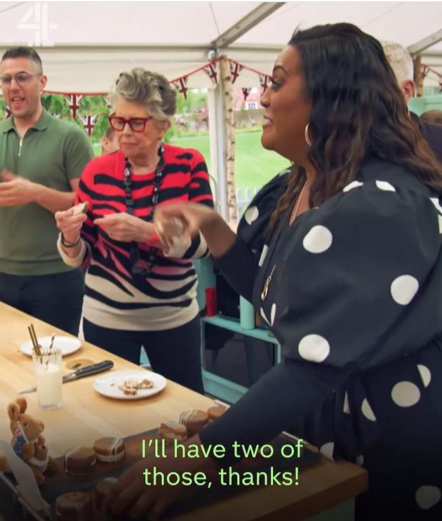 The Great British Bake Off's Alison Hammond steals a contestant's cake in new series trailer