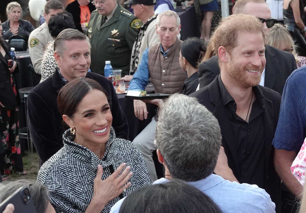 Meghan Markle & Prince Harry mingle with Hollywood stars at California fundraiser