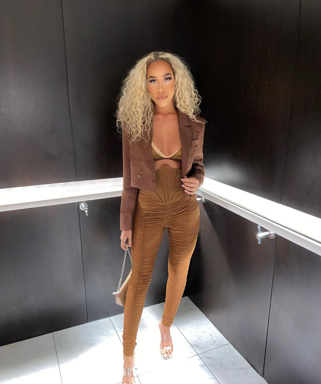 TOWIE Star Dani Imbert Turns Heads in Revealing Catsuit