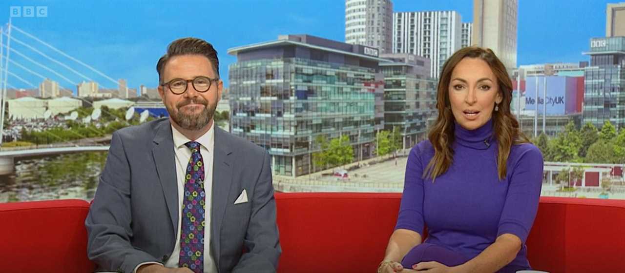 BBC Breakfast viewers swoon over 'beautiful' Carol Kirkwood and Sally Nugent as pair dazzle in eye-popping outfits