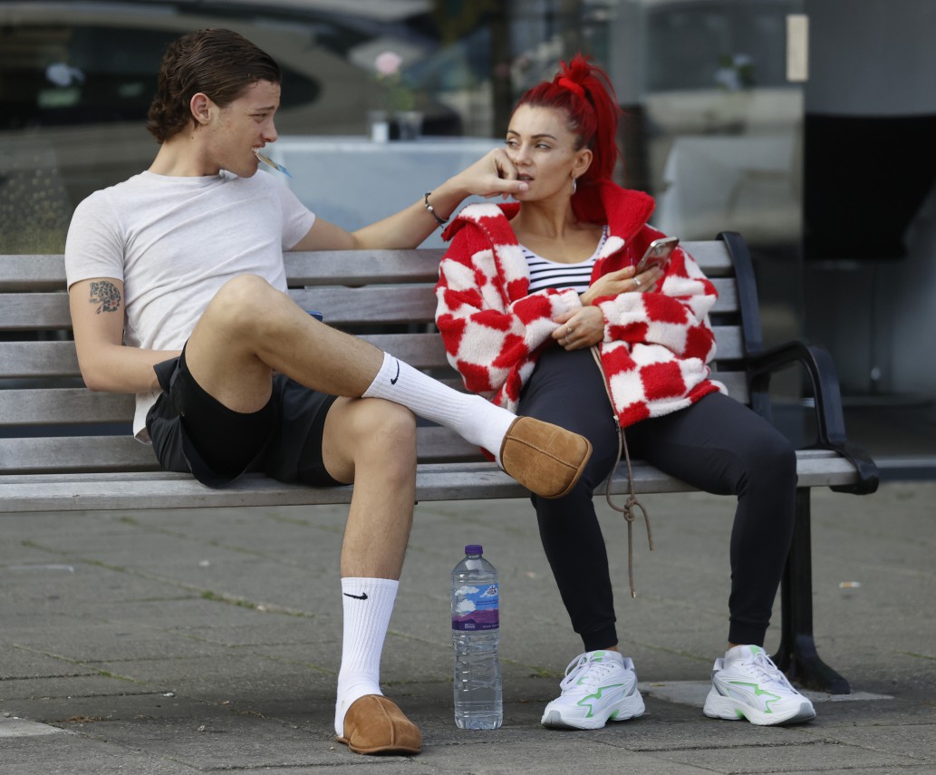 Strictly Stars Bobby Brazier and Dianne Buswell Enjoy a Break from Training for Second Live Show
