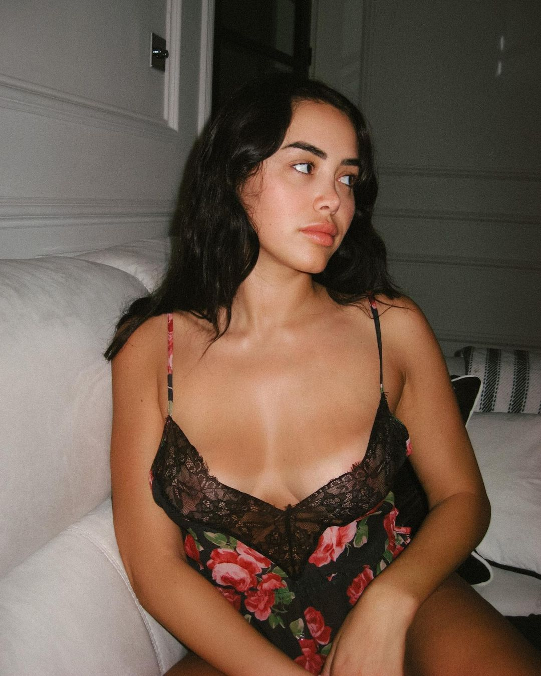 Geordie Shore Star Marnie Simpson Stuns in Sheer Lace Top