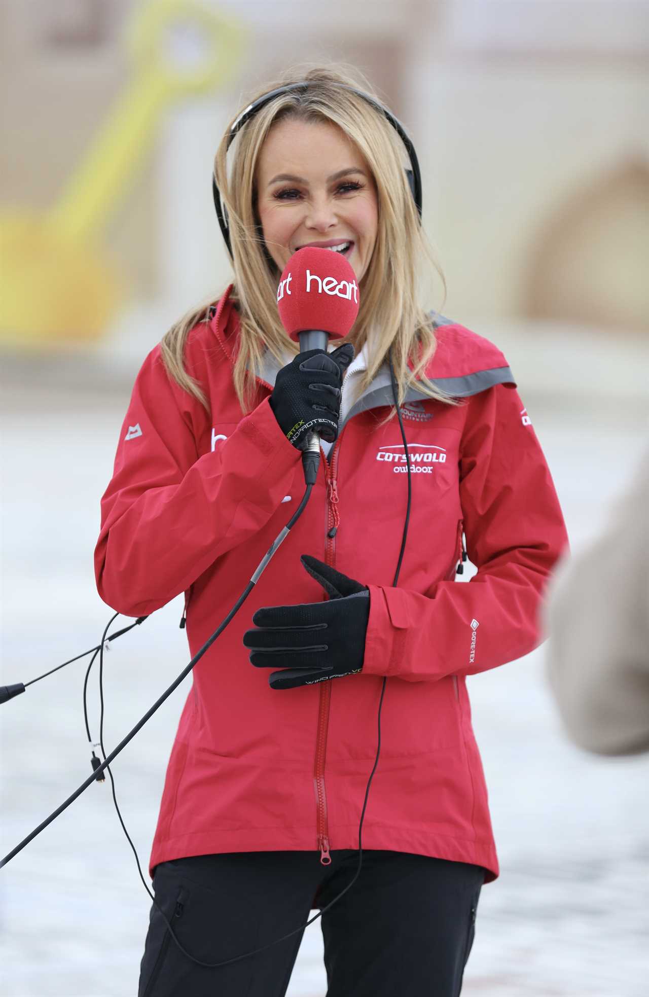 Amanda Holden Takes on Charity Challenge at Blackpool Tower