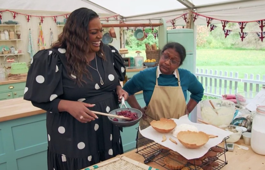 Great British Bake Off’s Alison Hammond accuses contestant of ‘cheating’ during tense showstopper challenge