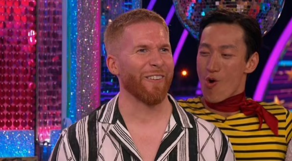 Strictly Pro Neil Jones Returns to Work with a Smile After Girlfriend Gives Birth