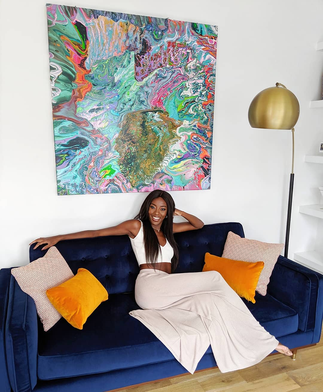 Inside AJ Odudu's Vibrant Home: A Peek into the Big Brother Presenter's Stylish Abode