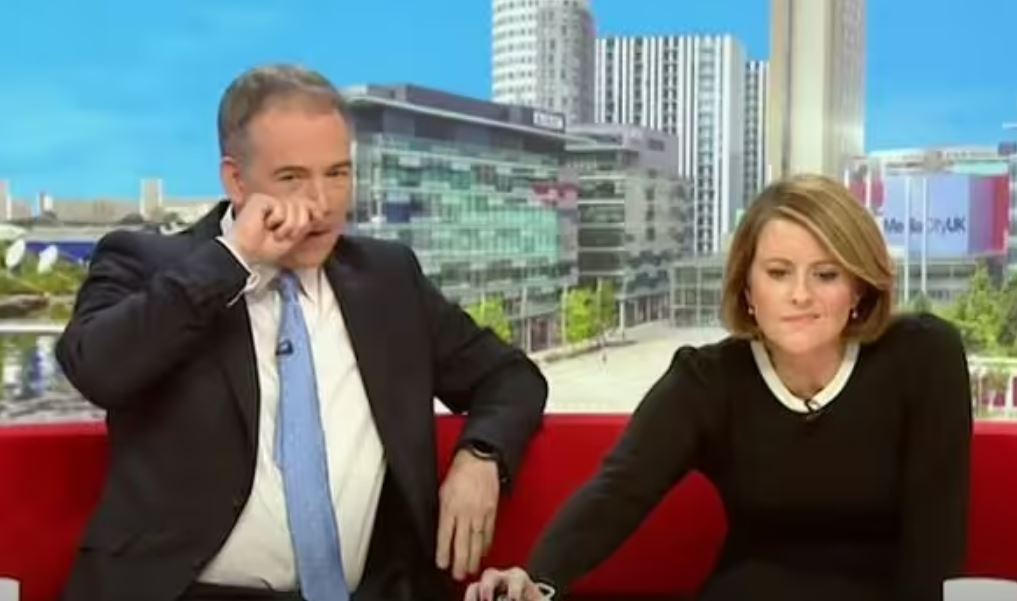 BBC Breakfast Host Caught Picking Nose Live on Air