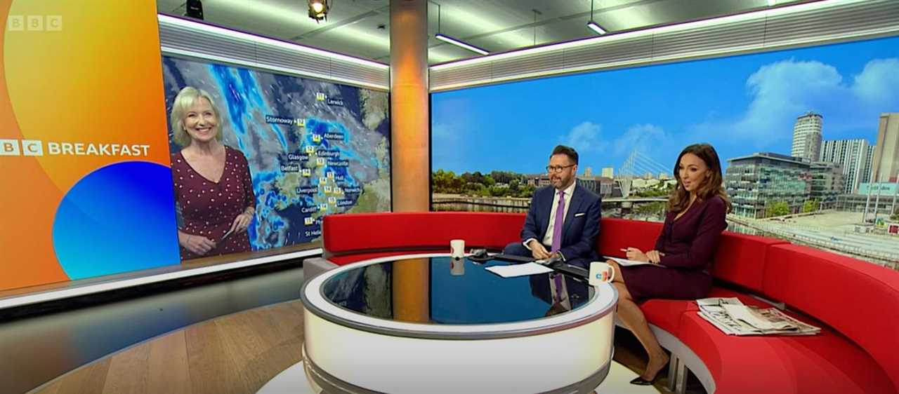 BBC Breakfast's Sally Nugent defends Carol Kirkwood after Jon Kay's sarcastic comment