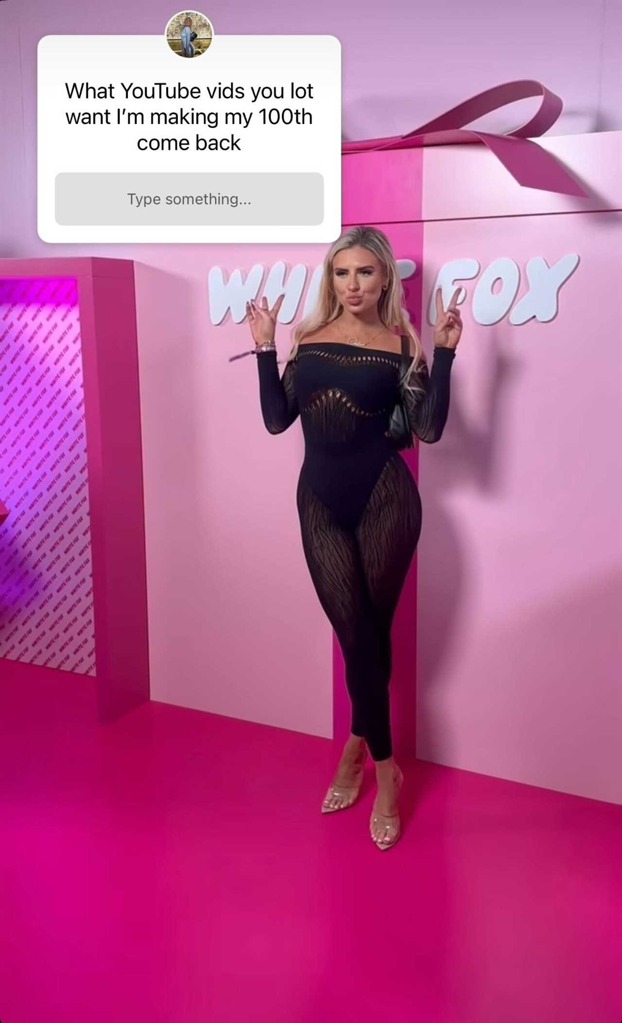 Love Island Star Chloe Burrows Flaunts Figure in Racy Bodysuit