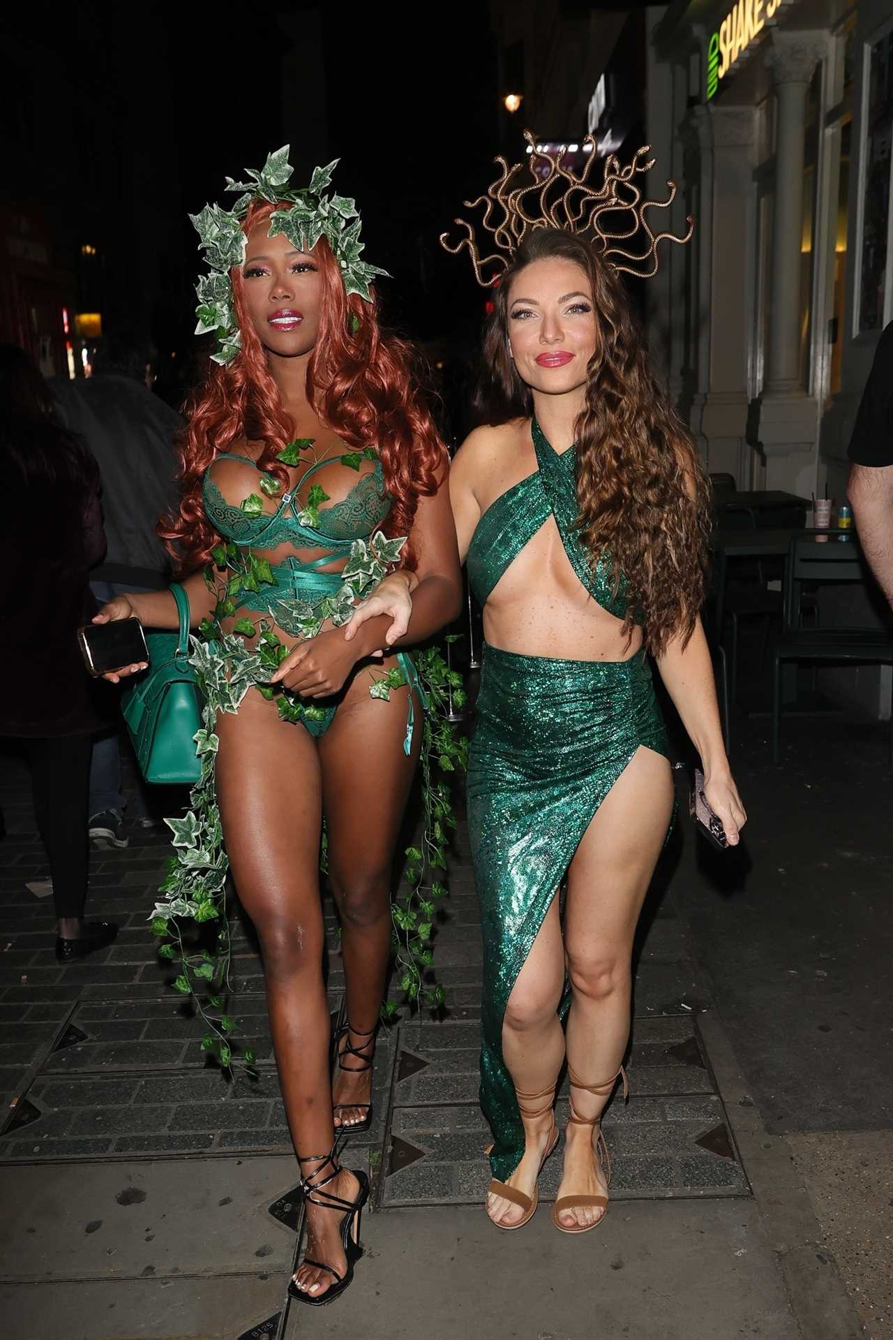 Reality TV Stars Turn Heads at Halloween Party in London