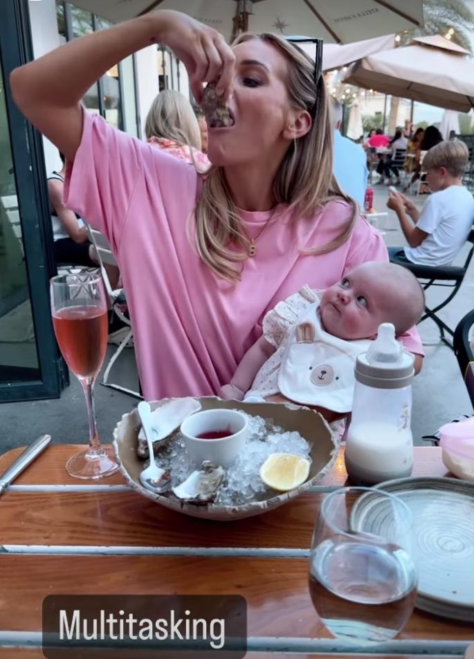 Laura Anderson's Luxurious Dubai Holiday with Baby Bonnie