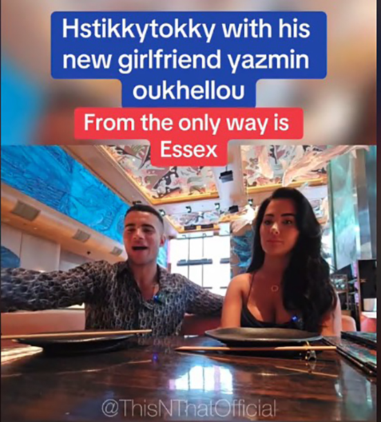 TOWIE Star Yazmin Oukhellou Finds Love with Controversial TikTok Star