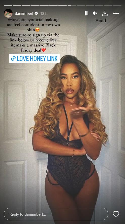 TOWIE's Dani Imbert stuns in see-through lace bodysuit in racy Instagram photoshoot