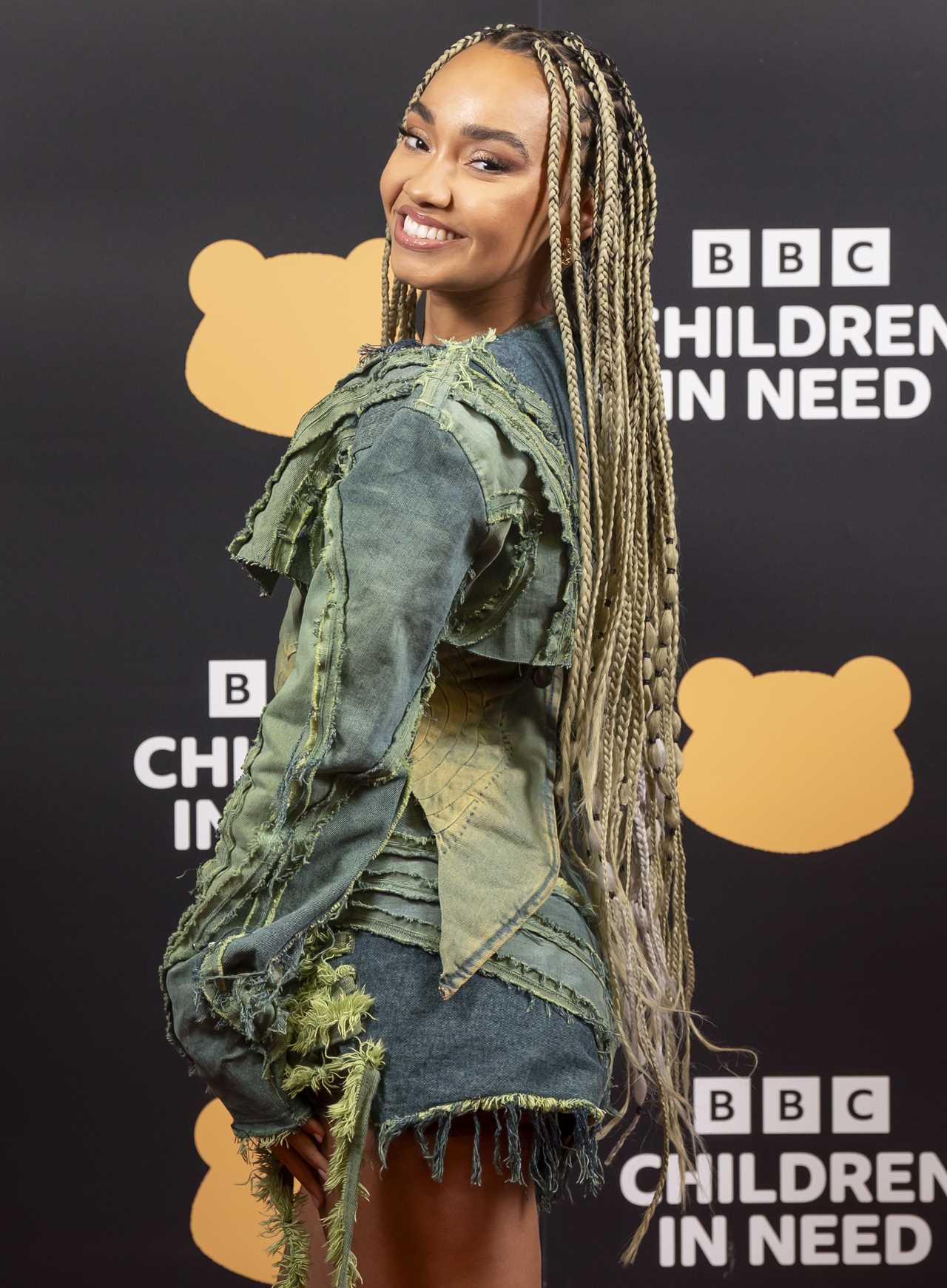 Leigh-Anne Pinnock wows in racy denim outfit at Children In Need performance