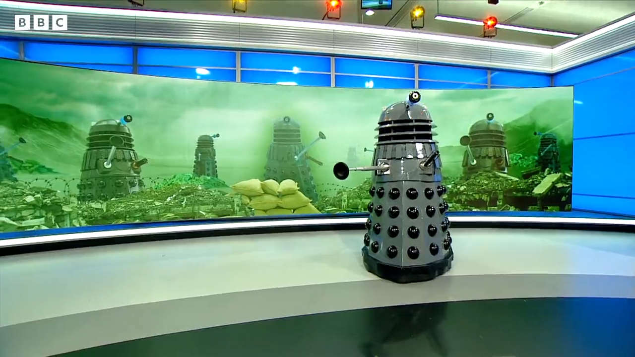 BBC Breakfast presenters shocked as Daleks 'invade' studio