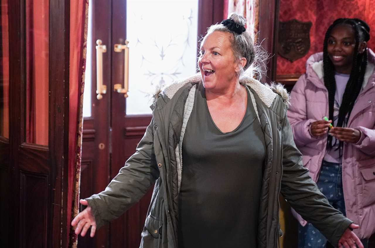 Karen Taylor Surprised by Shock Returns in EastEnders