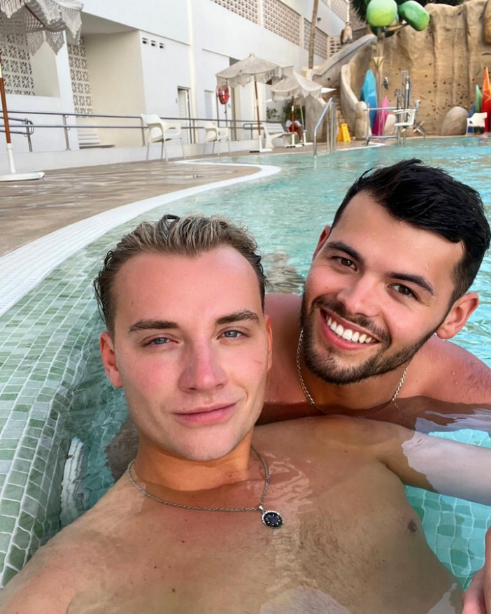 Towie’s Harry Derbidge Enjoys Tenerife Holiday with New Boyfriend and Stepson