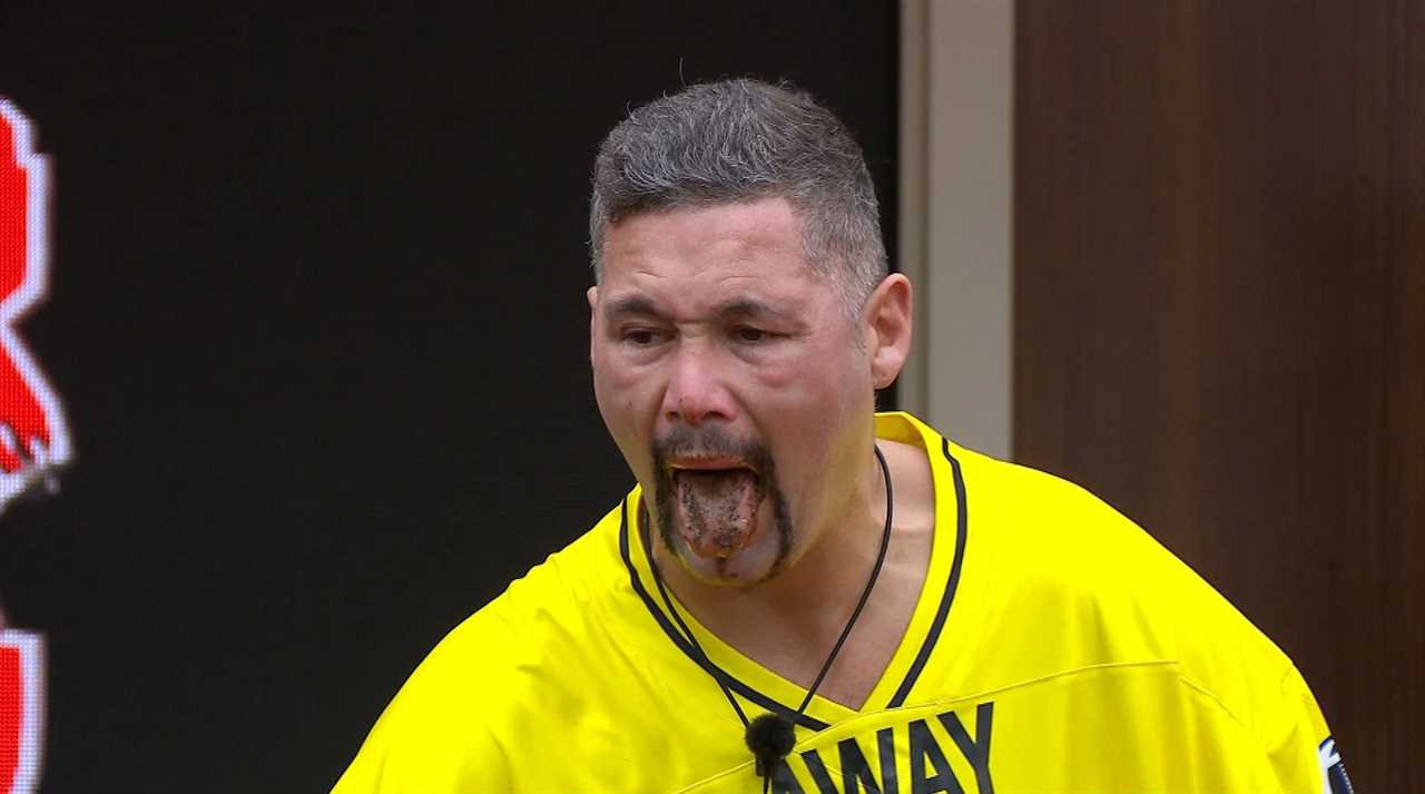 I'm A Celeb Bosses Forced to Cut Tony Bellew's Extreme Reaction to Vile Drinking Trial