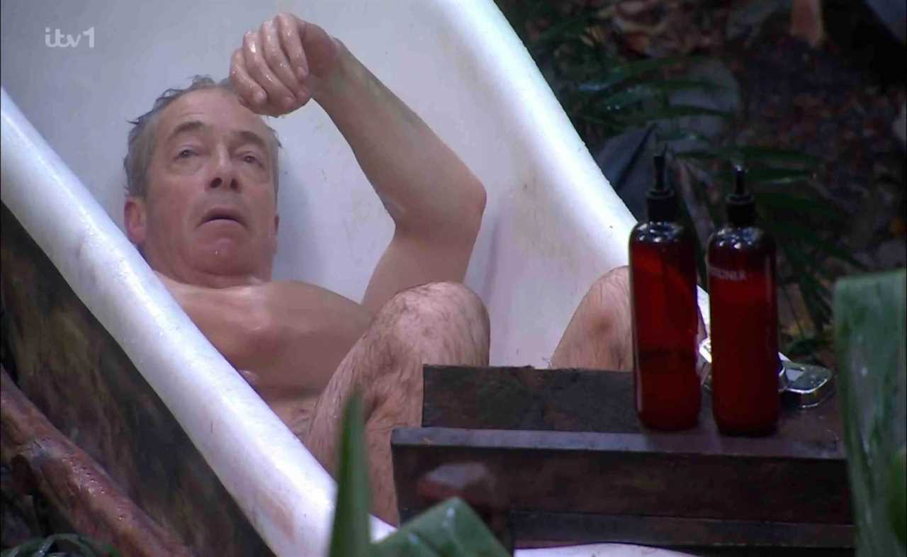 Nigel Farage's Legal Team Complains to ITV Over Naked Scenes on I'm A Celeb