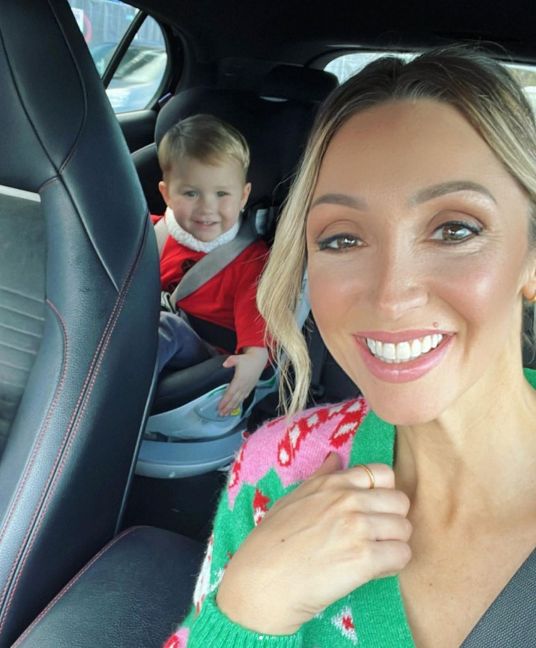 Soap star Lucy Jo Hudson reveals son's hospital scare