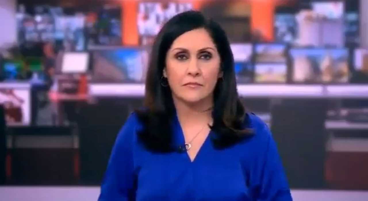 BBC News Presenter Caught Giving the Middle Finger Live on Air